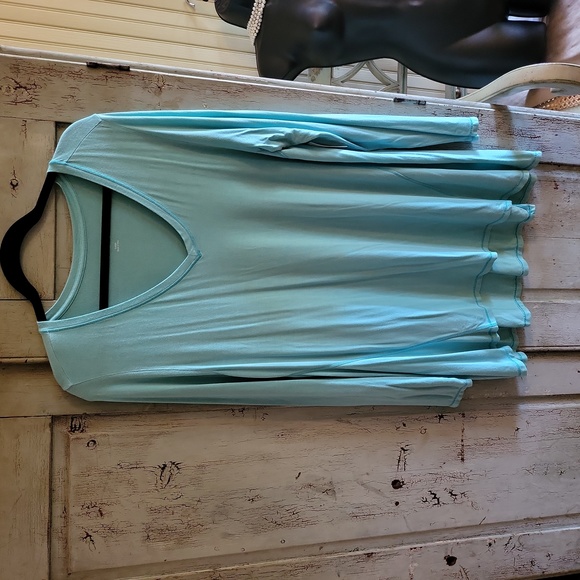 Soft Surroundings Light Blue Top - Picture 1 of 6